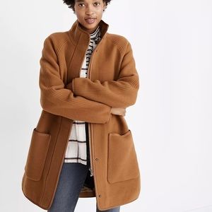 NWT Madewell Estate Cocoon Coat, Camel, size Small